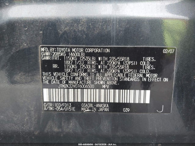 Toyota RAV4 Sport V6