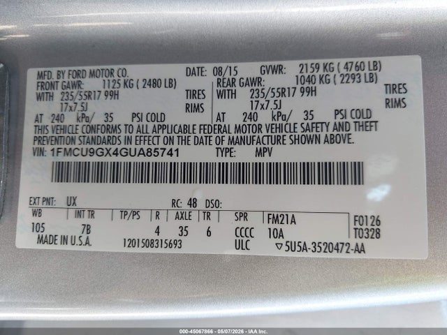 Ford Escape Se
