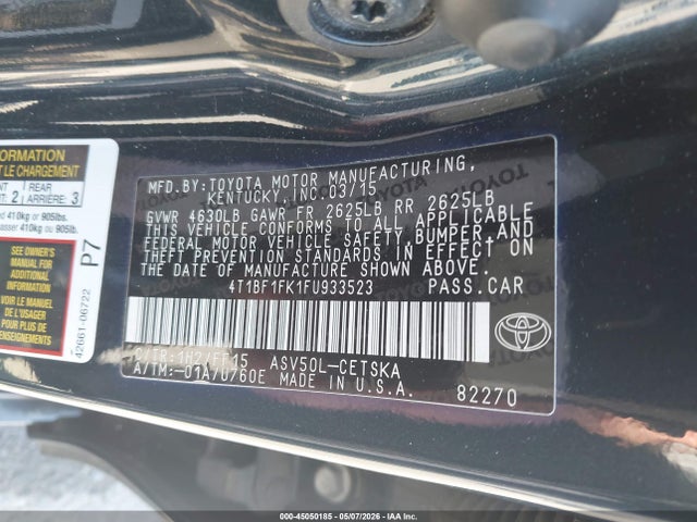 Toyota Camry Se