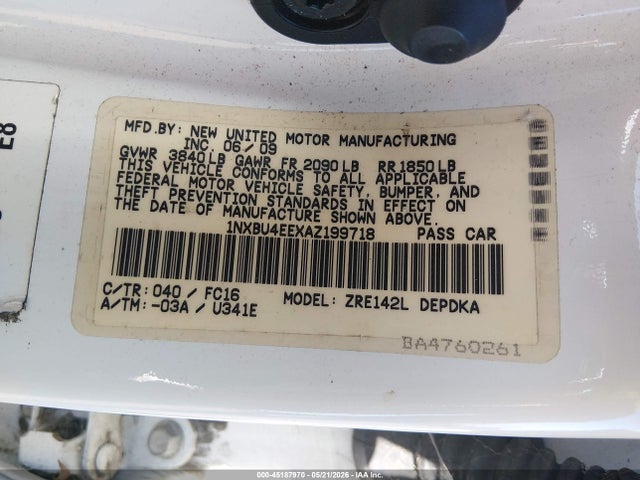 Toyota Corolla Le