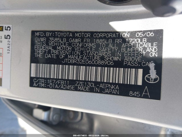 Toyota Corolla Le