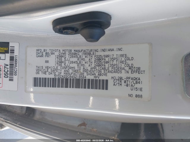 Toyota Sienna Xle