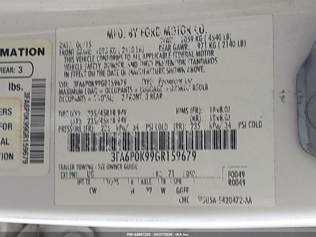 Ford Fusion Titanium