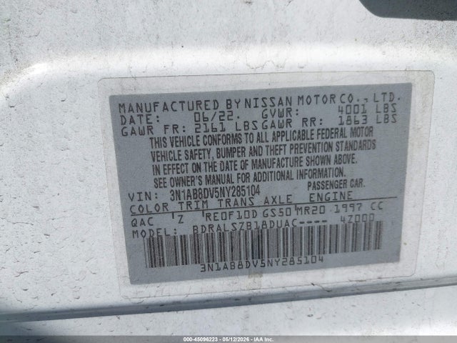 Nissan Sentra Sr Xtronic Cvt