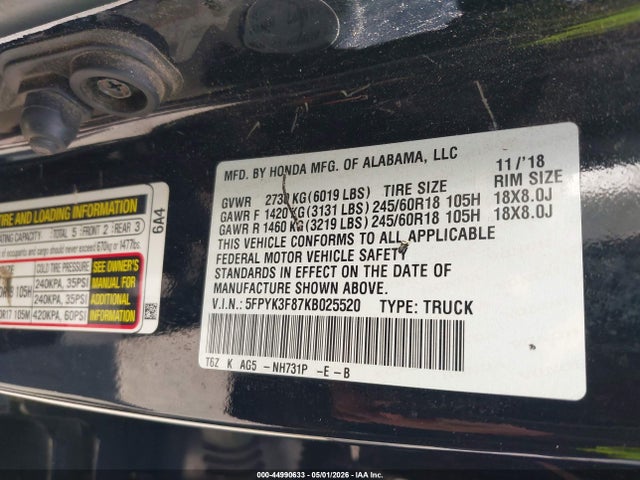 Honda Ridgeline Black Edition