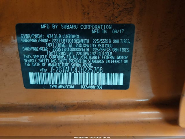 Subaru Crosstrek 2.0i Limited