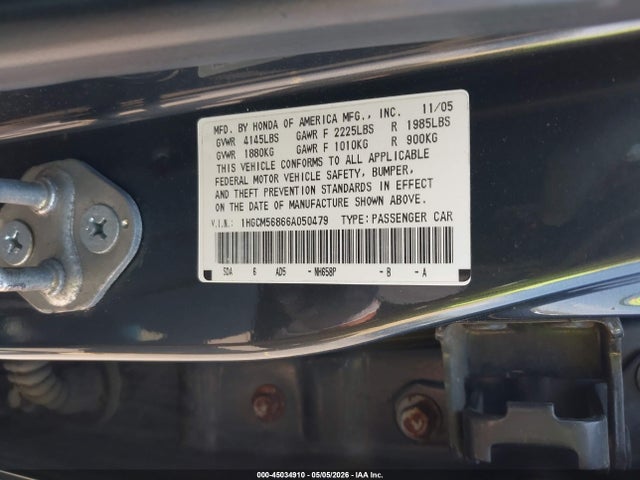 Honda Accord 2.4 Ex