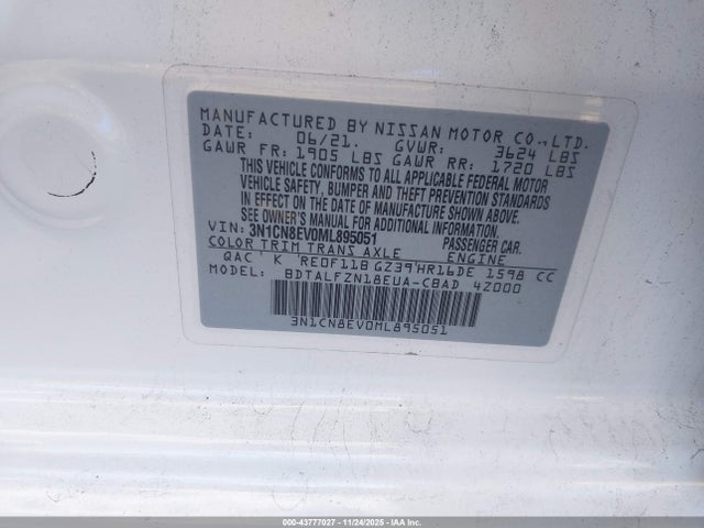 Nissan Versa Sv Xtronic Cvt