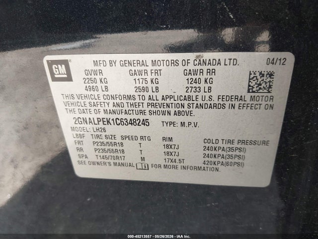 Chevrolet Equinox 2lt