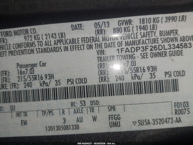 Ford Focus Se