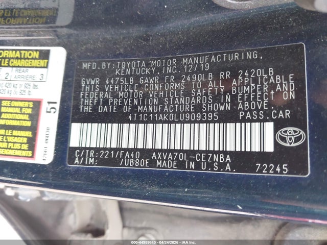 Toyota Camry Le