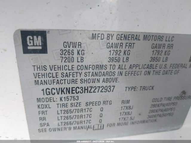 Chevrolet Silverado 1500 Wt