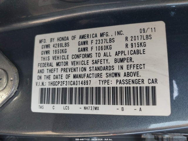Honda Accord 2.4 Lx