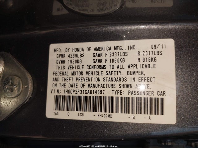 Honda Accord 2.4 Lx