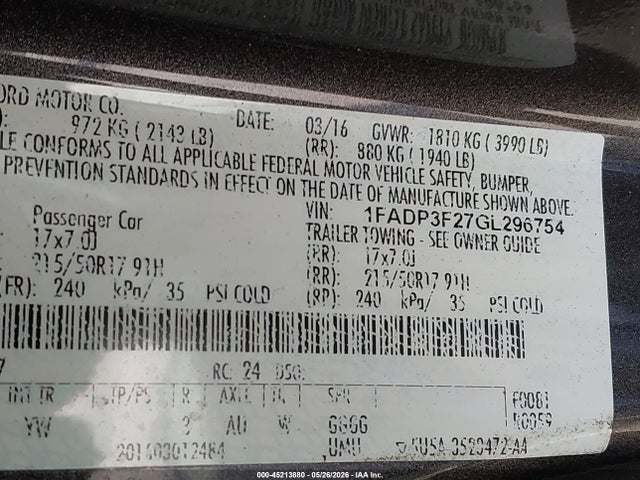 Ford Focus Se