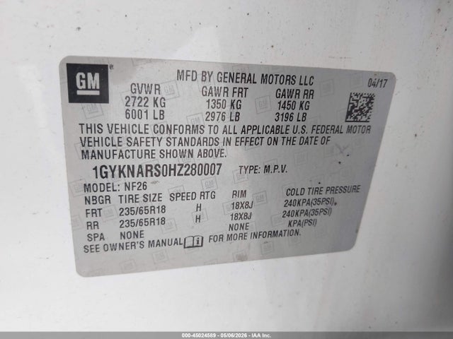 Cadillac XT5 Standard