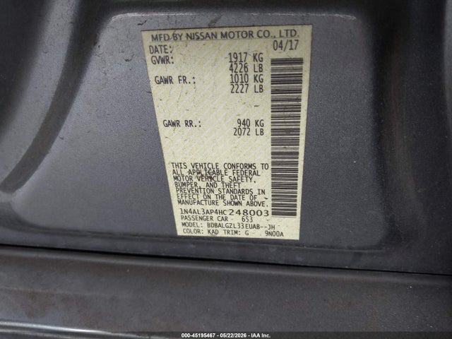 Nissan Altima 2.5 S