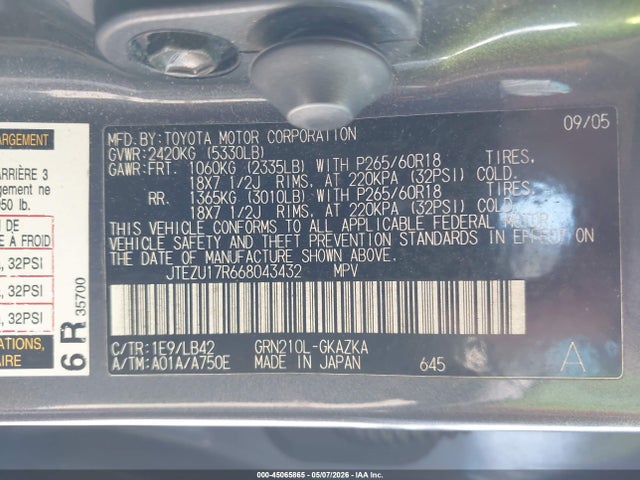 Toyota 4Runner Limited V6
