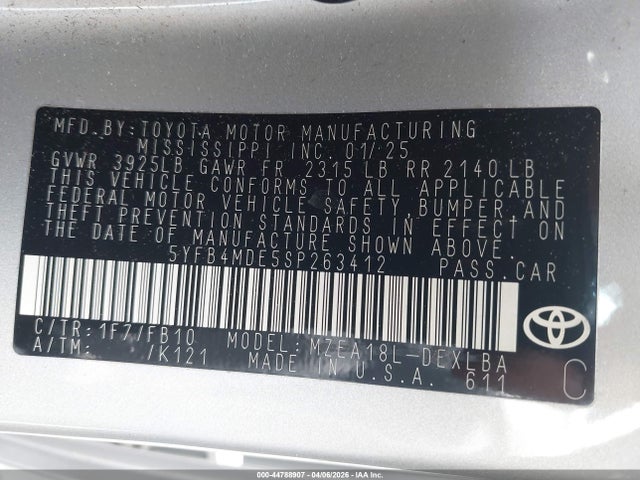 Toyota Corolla Le