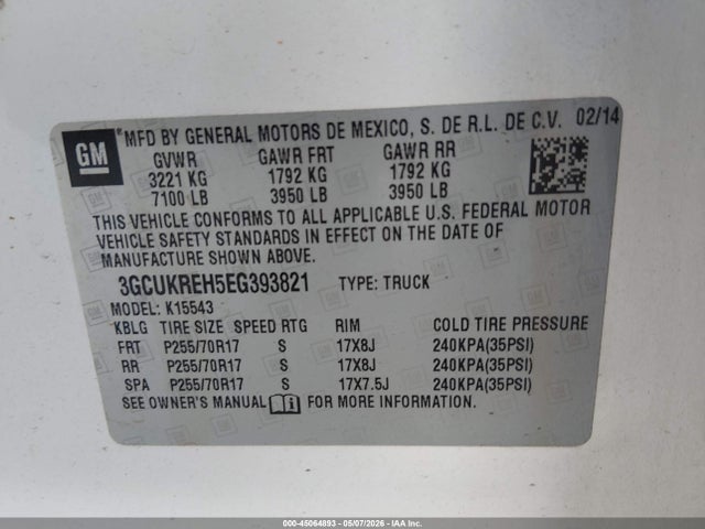 Chevrolet Silverado 1500 1lt