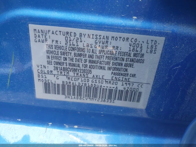 Nissan Sentra Sv Xtronic Cvt