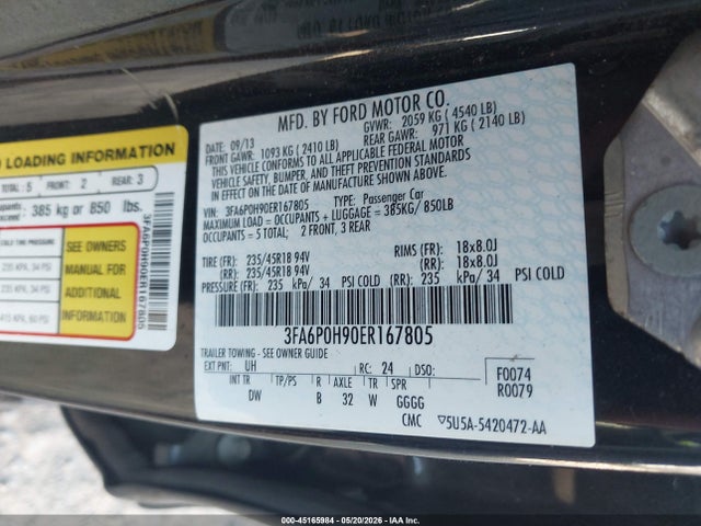 Ford Fusion Se