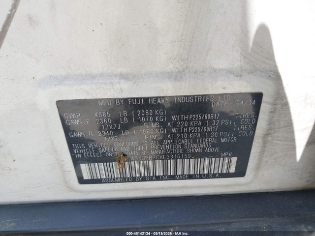 Subaru Outback 2.5i Limited