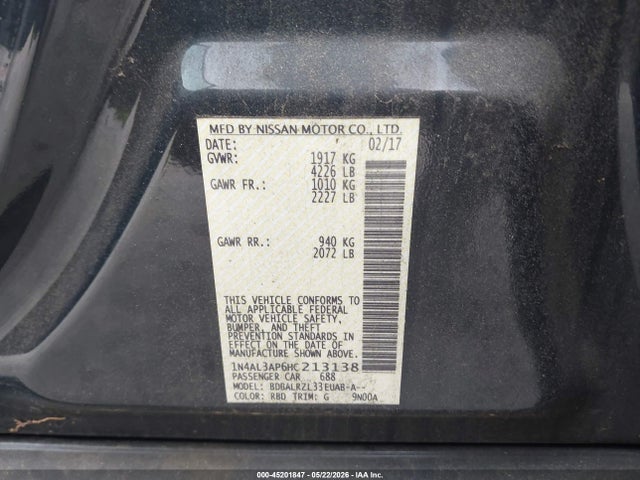Nissan Altima 2.5 Sl