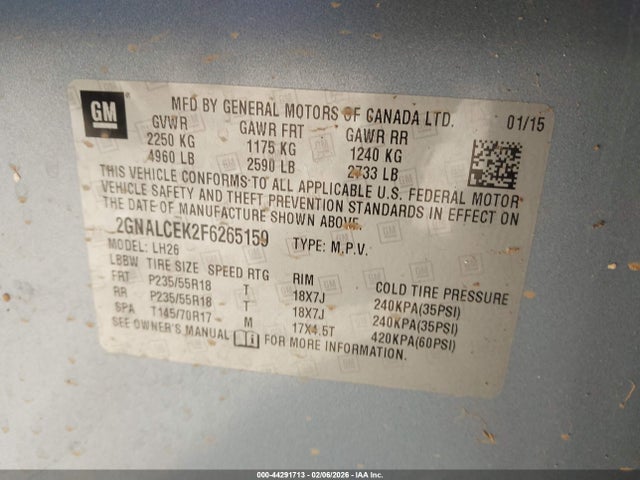 Chevrolet Equinox 2lt