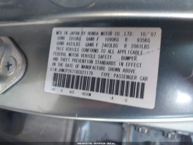 Honda Accord 2.4 Ex