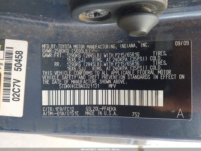 Toyota Sienna Le