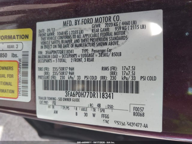 Ford Fusion Se