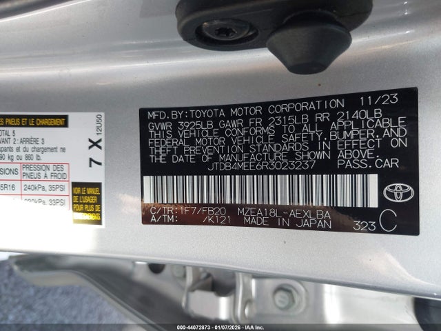 Toyota Corolla Le