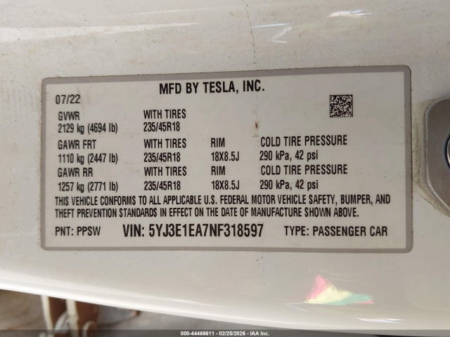 Tesla Model 3 Rear-wheel Drive