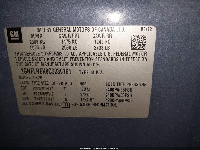 Chevrolet Equinox 2lt