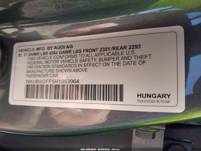 Audi A3 2.0t Premium