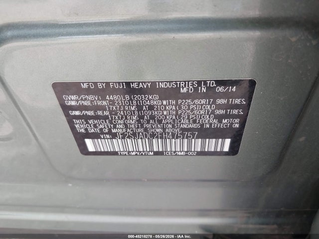 Subaru Forester 2.5i Premium