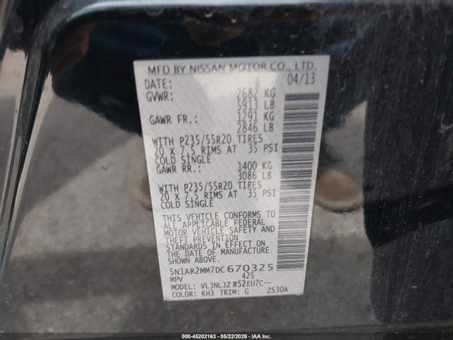 Nissan Pathfinder Platinum