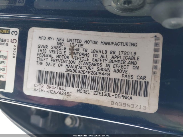Toyota Corolla Le