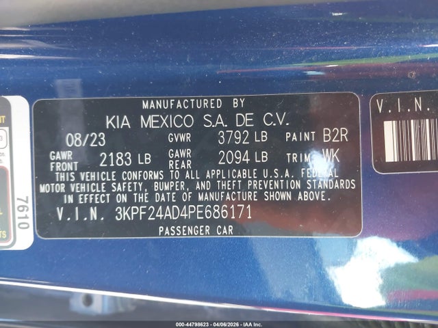 Kia Forte Lxs