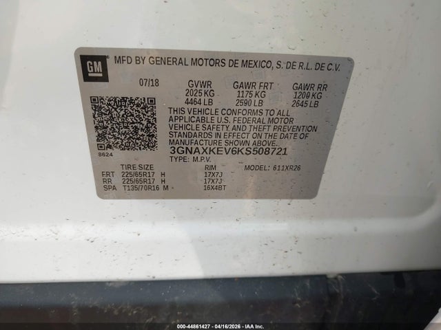 Chevrolet Equinox Lt