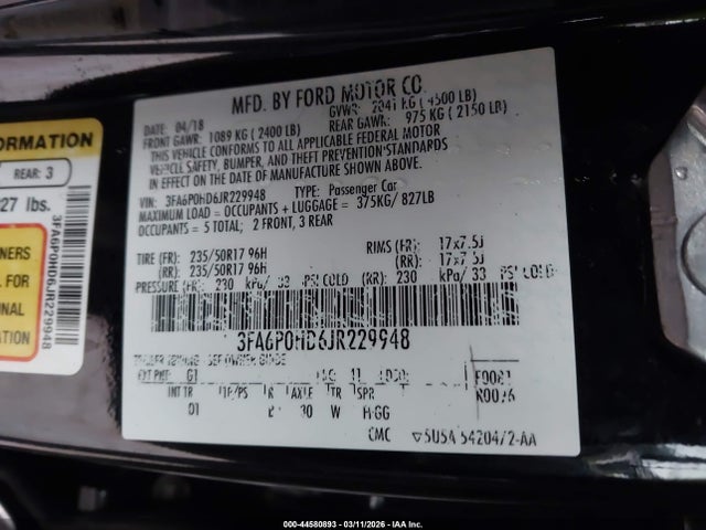 Ford Fusion Se