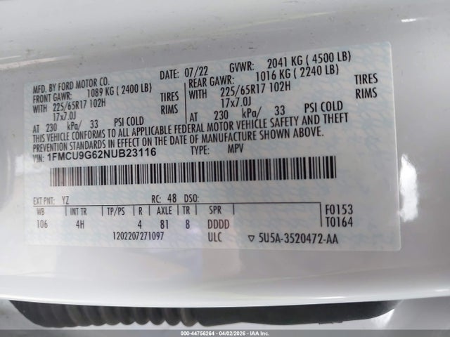 Ford Escape Se