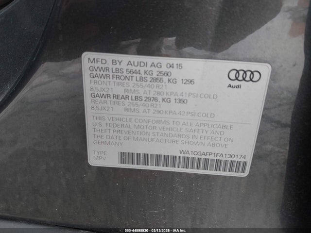 Audi Sq 3.0t Premium Plus