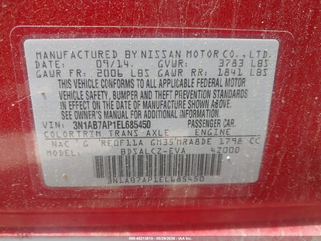 Nissan Sentra S