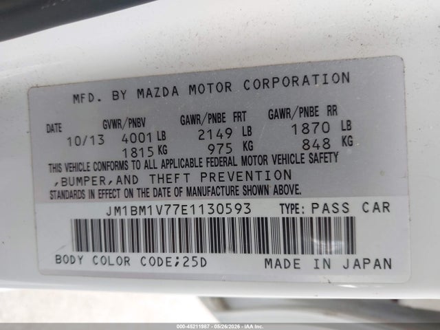Mazda Mazda3 I Touring