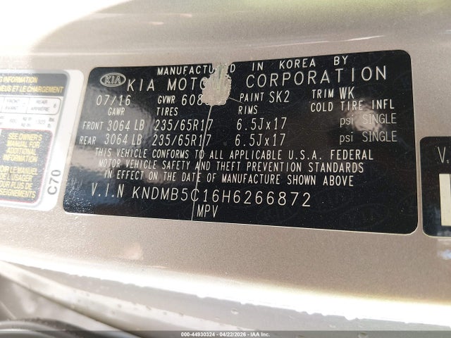 Kia Sedona Lx