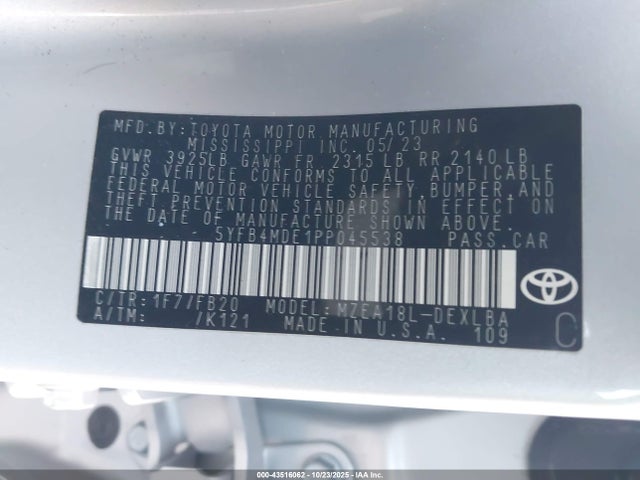 Toyota Corolla Le