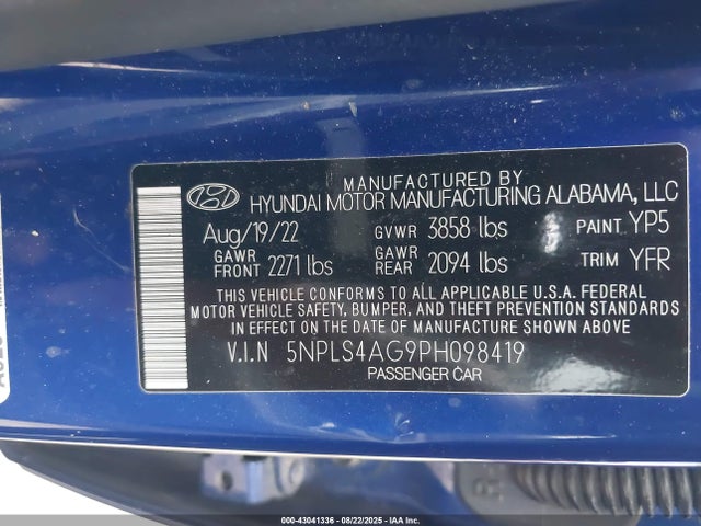 Hyundai ELANTRA Sel