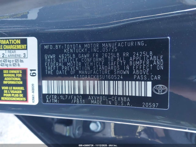 Toyota Camry Le